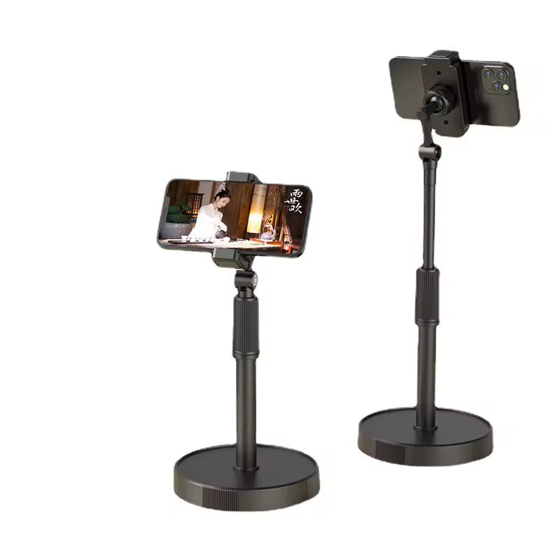 100pcs Adjustable Desk Household Phone Stander Take Photo Live Elastic Height Selfie Stick Portable Tripod Desktop Clamp Holder