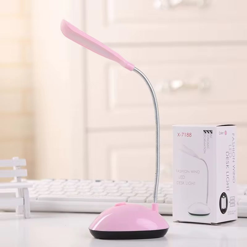 300pcs Bulk Foldable Portable LED Desk Lamp Children Eye Protection Student Study Reading LED Table Lamp Battery Powered