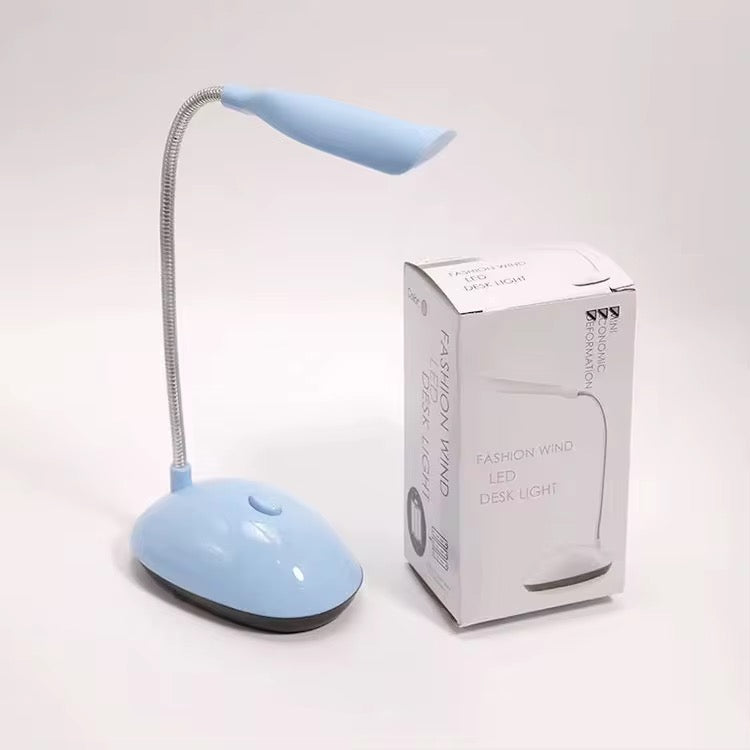 300pcs Bulk Foldable Portable LED Desk Lamp Children Eye Protection Student Study Reading LED Table Lamp Battery Powered