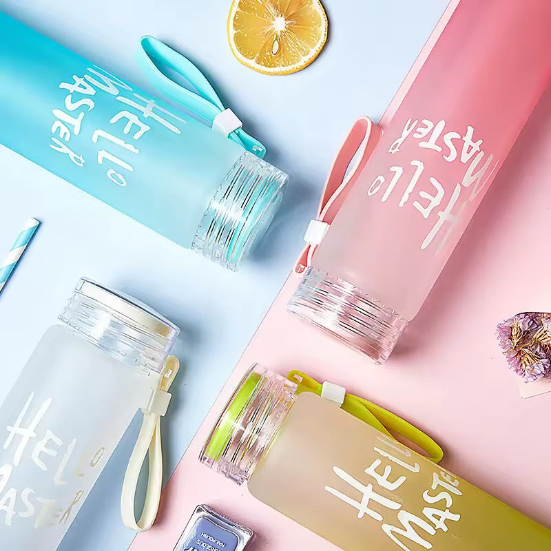 200pcs Wholesale Glass Water Bottle with Plastic Lid