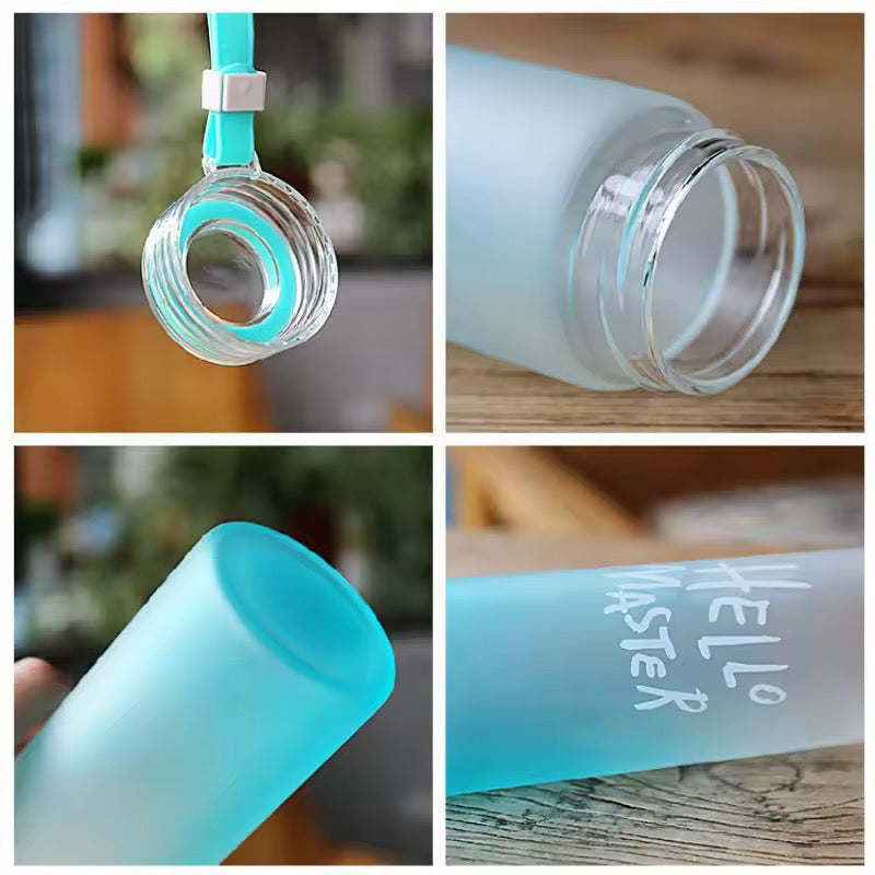 200pcs Wholesale Glass Water Bottle with Plastic Lid