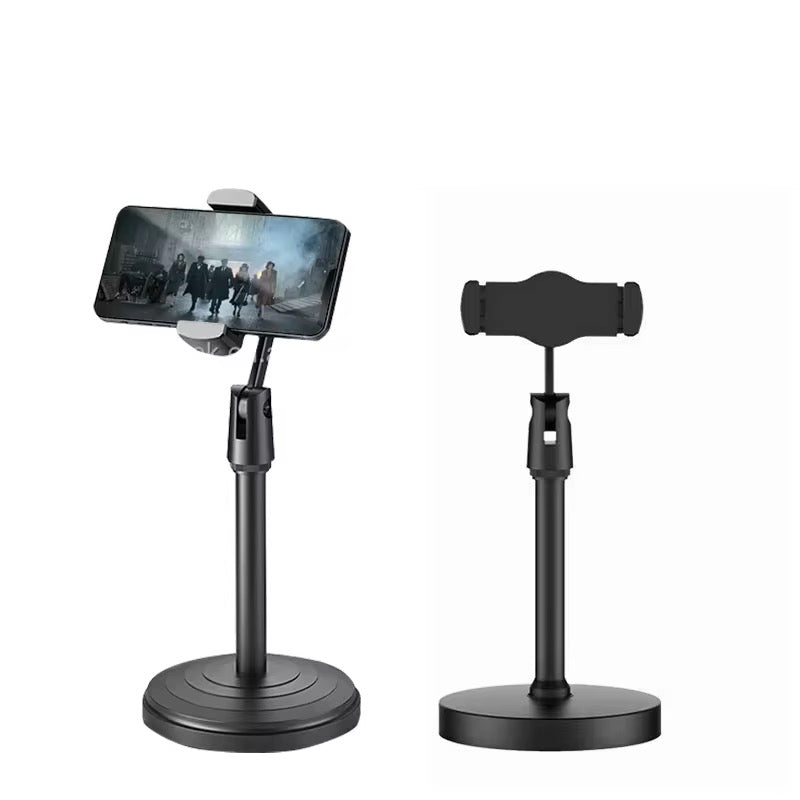 100pcs Adjustable Desk Household Phone Stander Take Photo Live Elastic Height Selfie Stick Portable Tripod Desktop Clamp Holder