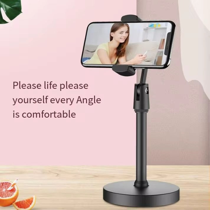 100pcs Adjustable Desk Household Phone Stander Take Photo Live Elastic Height Selfie Stick Portable Tripod Desktop Clamp Holder